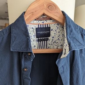 Large men's dress shirt s/s